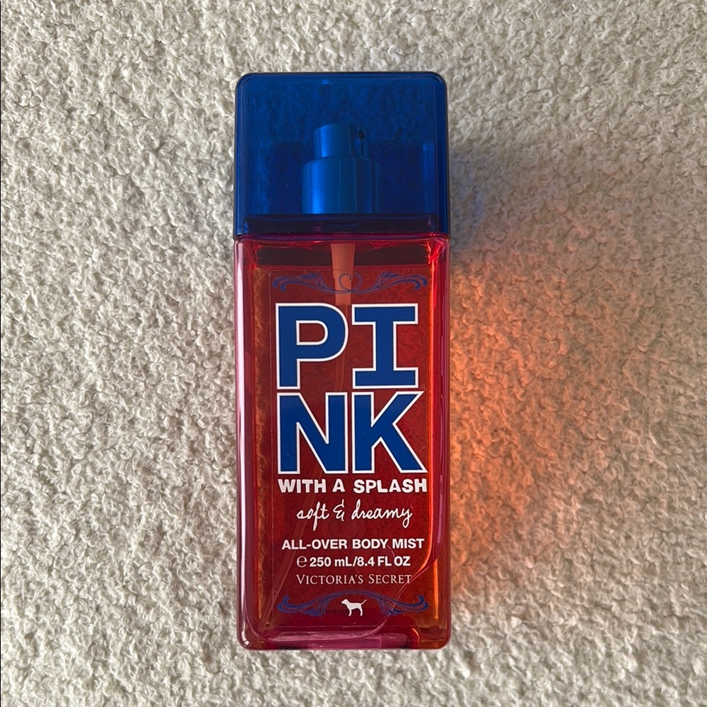 RARE Victoria's Secret Pink With a Splash Retro Body Mist in Soft & Dreamy